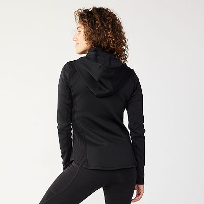 Women's Tek Gear® Hooded Mixed-Media Jacket Women's Tek Gear® Hooded Mixed-Media Jacket