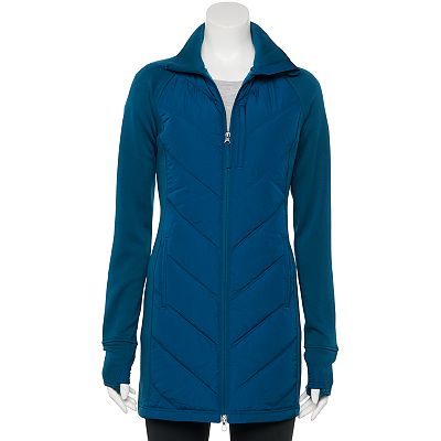 Women's Tek Gear® Long Mixed-Media Jacket