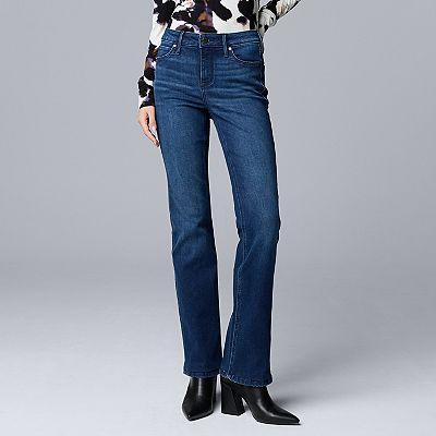 Women's Simply Vera Vera Wang Stretch Bootcut Jeans