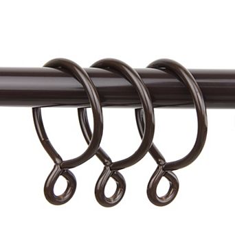 Rod Desyne Decorative 1-3/8" ID Ring with Eyelet 10-pack Set
