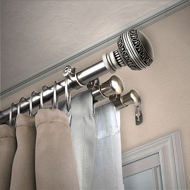 Rod Desyne Ornament Triple Curtain Rod