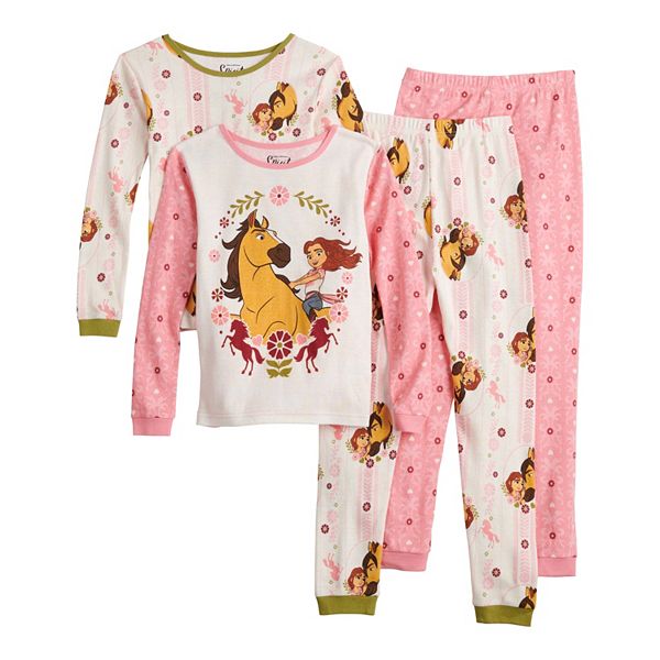 Girls 4 8 Spirit Lucky Spirit Tops Bottoms Pajama Set