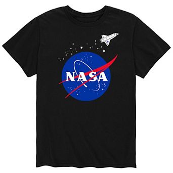 Men's NASA Logo & Spaceship Tee