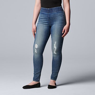 Vera wang mid rise skinny shops jeans