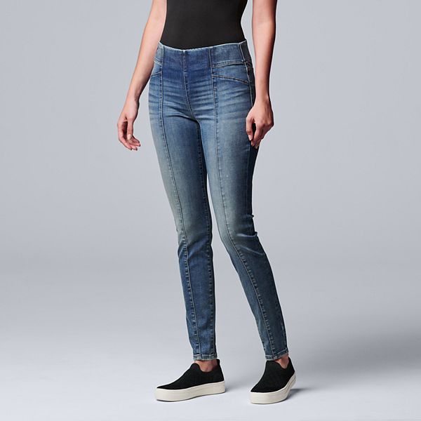 Women's Simply Vera Vera Wang Pull-On Skinny Jeans