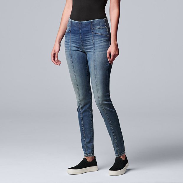 Vera wang 2025 straight leg jeans