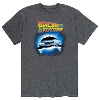 Men's Back To The Future Delorean Time Machine Car Tee