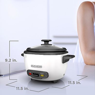 BLACK+DECKER™ 16-Cup Cooked / 8-Cup Uncooked Rice Cooker & Food Steamer