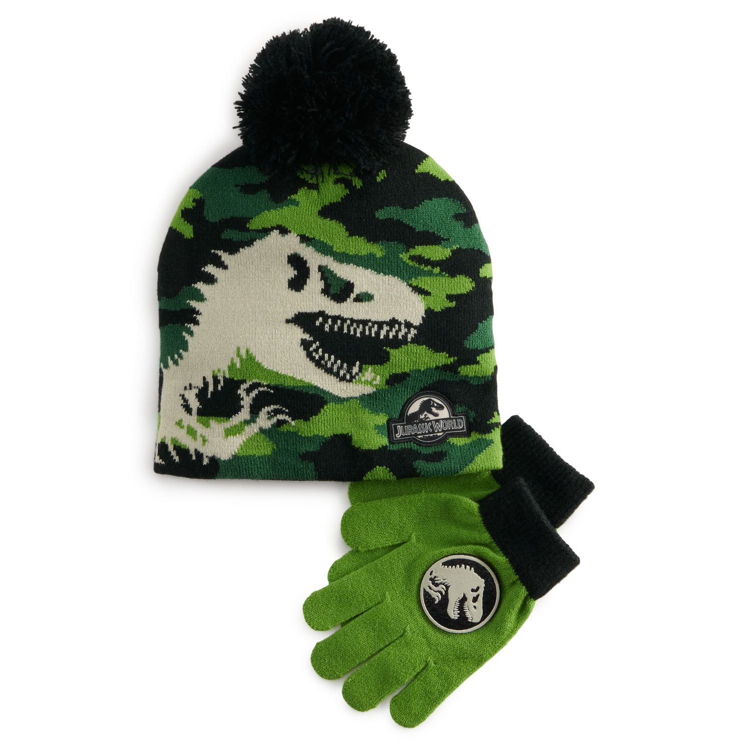 jurassic world hat and gloves
