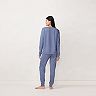 Women's LC Lauren Conrad Cozy Long Sleeve Pajama Top & Pajama Pants Set