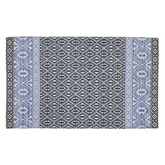 Nourison Darien Aqua Kitchen Accent Rug
