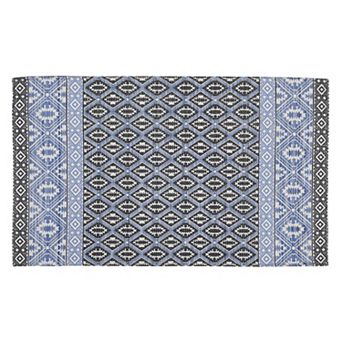 Nourison Darien Aqua Kitchen Accent Rug