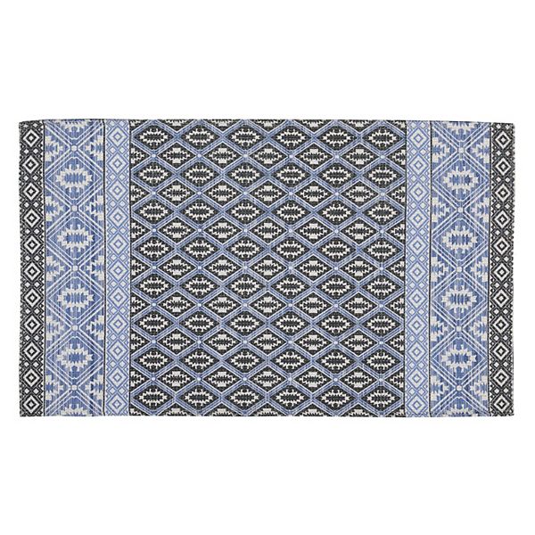 Nourison Darien Aqua Kitchen Accent Rug