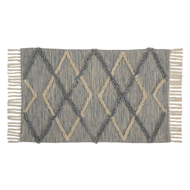 Nourison Rockford Runner Kitchen Accent Rug, Grey, 2X6 Ft Beautify your home with this Nourison Rockford Runner Kitchen Accent rug. Beautify your home with this Nourison Rockford Runner Kitchen Accent rug. Cut & loop pileCONSTRUCTION & CARE Cotton, polyester, rayon, acrylic Pile height: 0.52'' Spot clean only Imported Size: 2X6 Ft. Color: Grey. Gender: unisex. Age Group: adult.