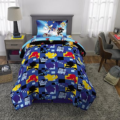 Sega Sonic The Hedgehog Super Sonic Speed Complete Bedding Set