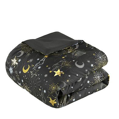 Mi Zone Kids Ariella Starry Sky Metallic Printed Comforter Set with Shams