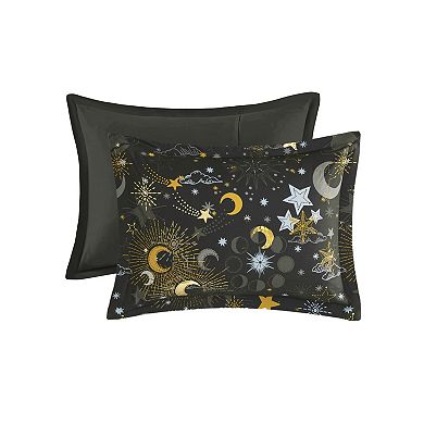 Mi Zone Kids Ariella Starry Sky Metallic Printed Comforter Set with Shams