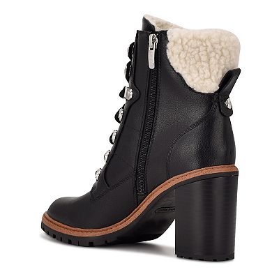Womens Boots Sherpa Cuff Boots Nine West Peer Women's Sherpa Cuff