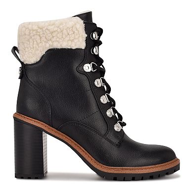Nine West Peer Women's Sherpa Cuff Ankle Boots