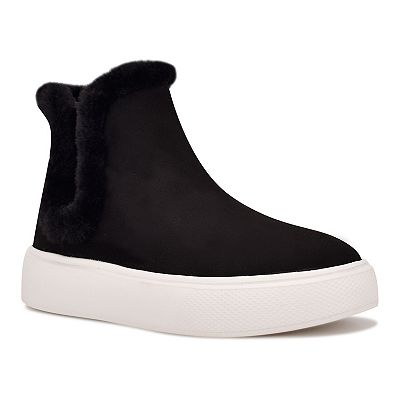 Nine west black suede ankle boots online