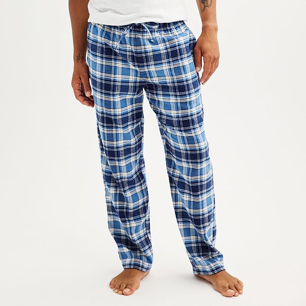 Kohls mens flannel on sale pants