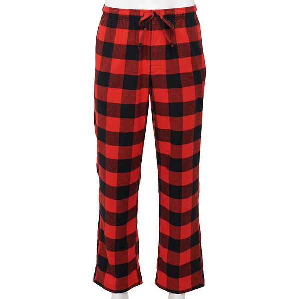 Sonoma, Pants, Fleece Pajama Lounge Sleep Pajama Pants Blue White Plaid  Mens Size X Jj229