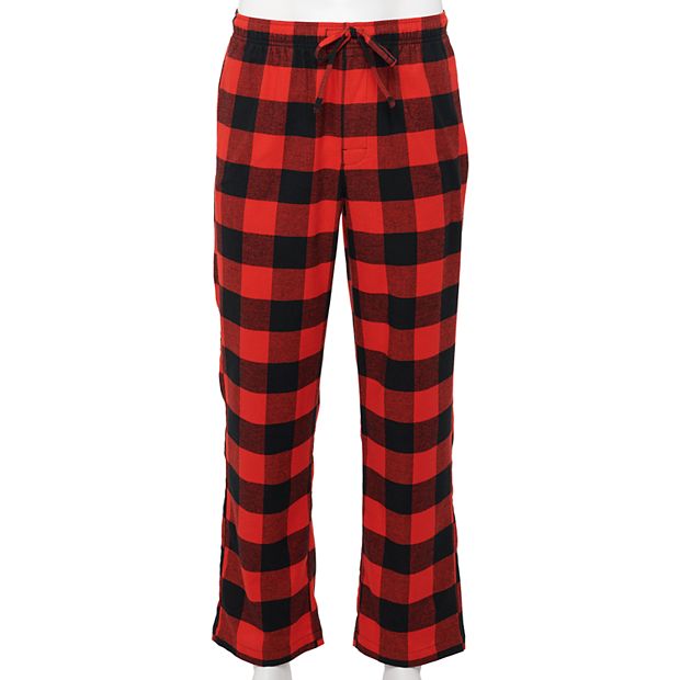 Sonoma Mens Blue Plaid Pajama Pants Size 1XB - beyond exchange