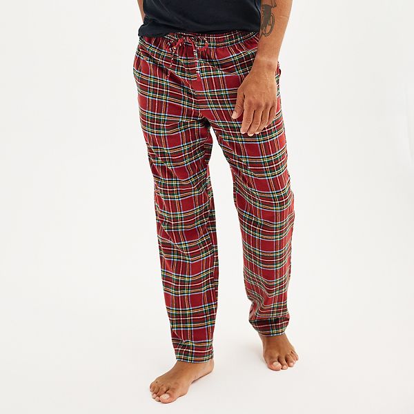  Eddie Bauer Men's Flannel Pajama Pants - 2 Pack Cotton Plaid  Pants with Side Pockets (Red, S) : Clothing, Shoes & Jewelry