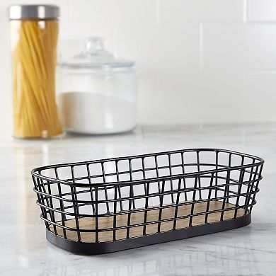 Food Network™ Wire & Wood Basket
