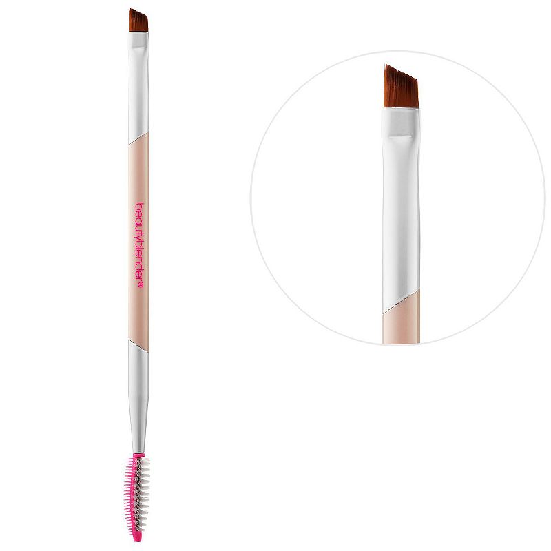 The Player 3-Way Brow Brush, Multicolor