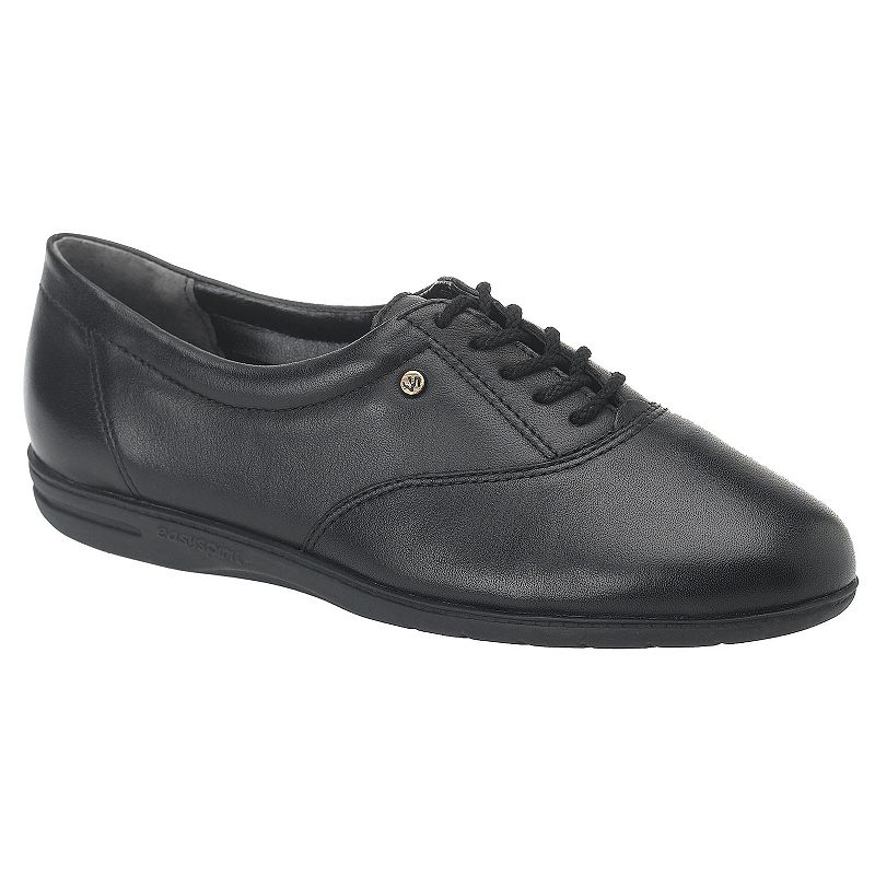 UPC 029014121976 product image for Easy Spirit Motion Women's Leather Oxford Sneakers, Size: 10 XW, Black | upcitemdb.com