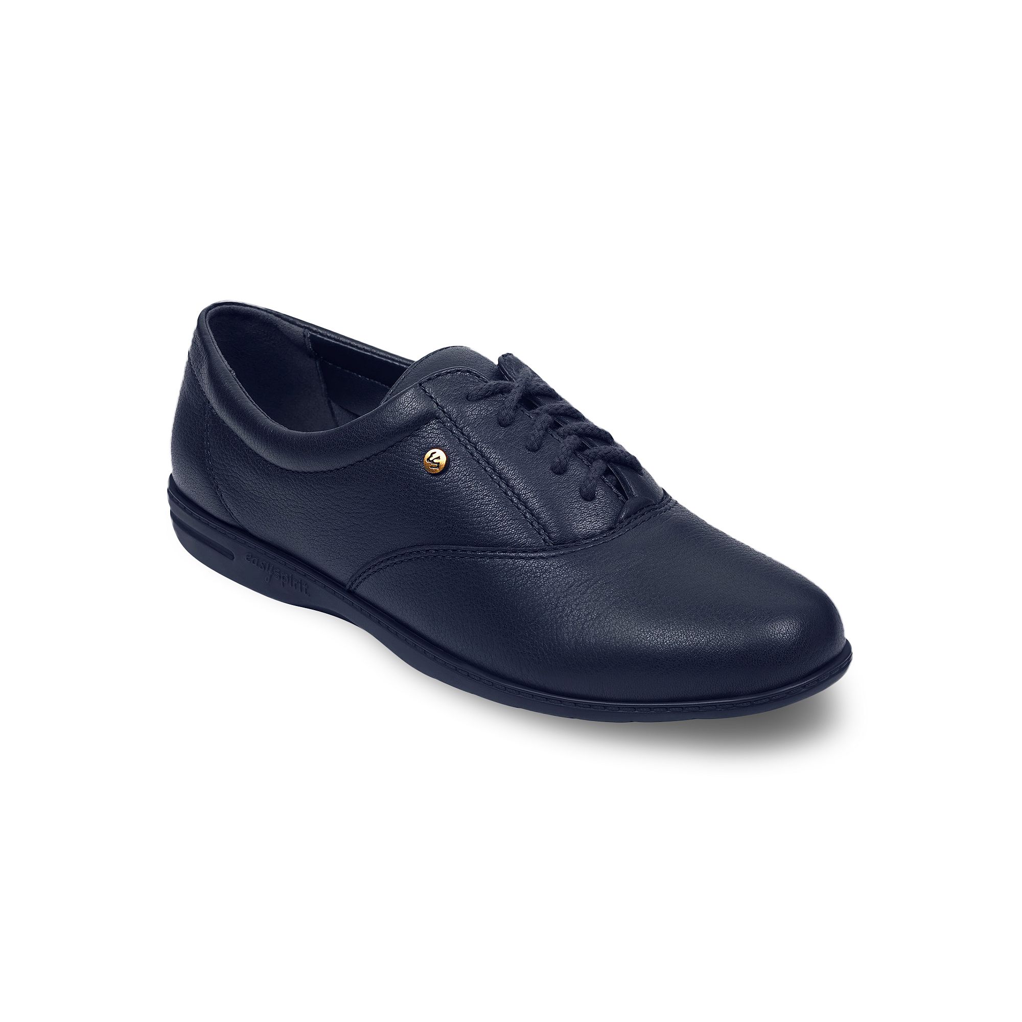 Easy Spirit Motion Womens Leather Oxford Sneakers, Size: 6 XW, Blue