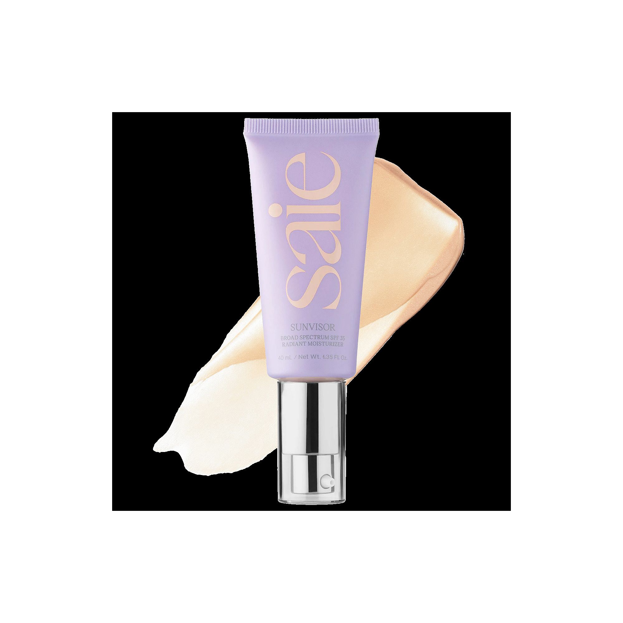 Saie Sunvisor Radiant Moisturizing Face Sunscreen SPF 35, Size: 1.35Oz, Cle