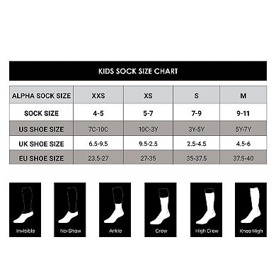 Girls Nike 6-Pack Core No Show Socks