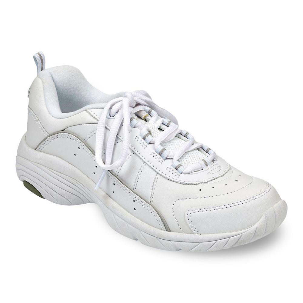 Easy Spirit Women's Punter Athletic Shoes - Black Training Sneakers, Medium Width