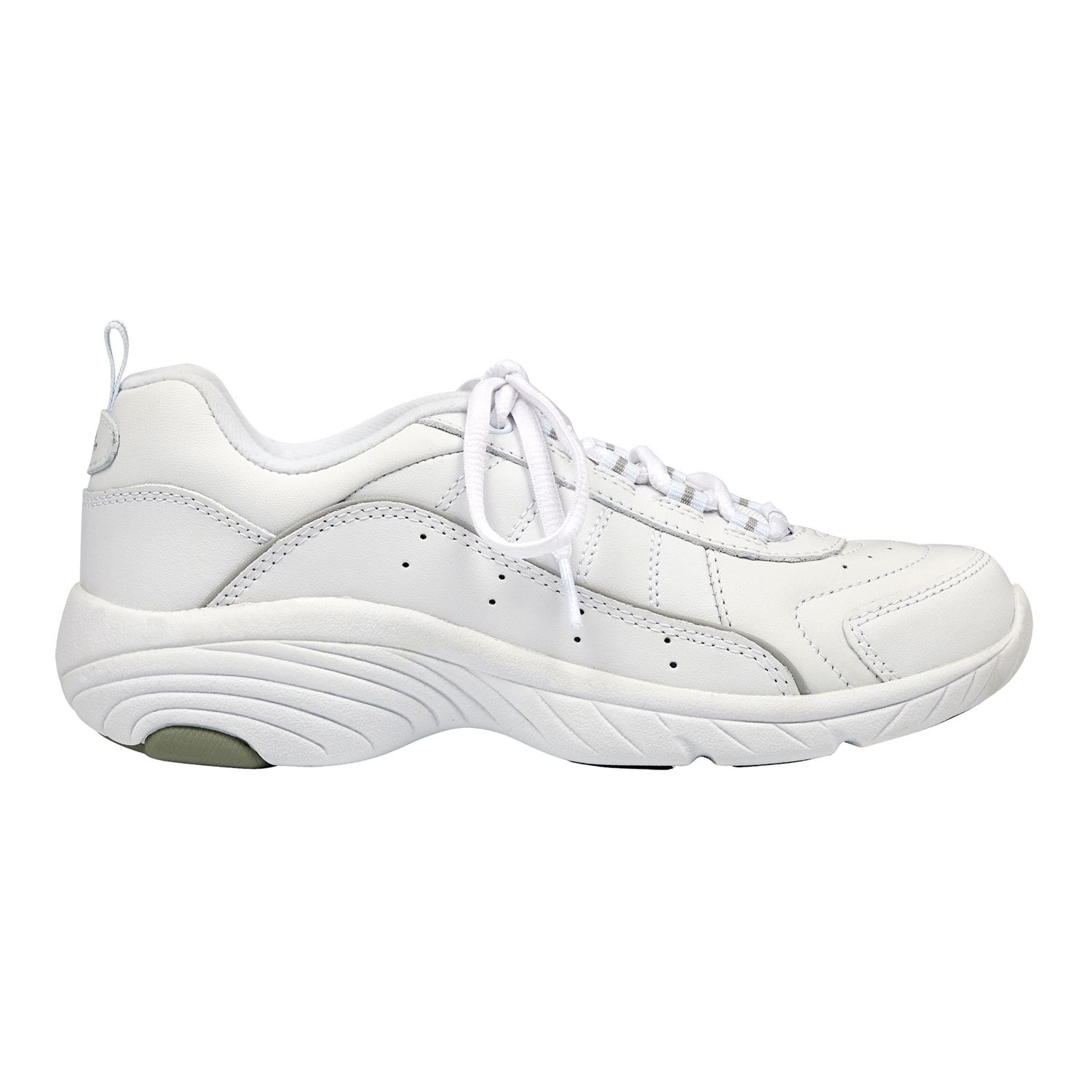 Easy Spirit Punter Black 9 M - Comfortable Women's Casual Shoes With Cushioned Footbed