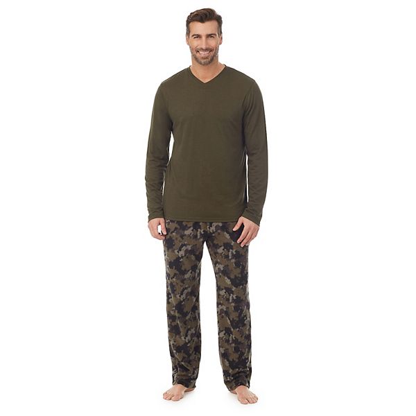 Men s Cuddl Duds Cabin Fleece Sleep Set