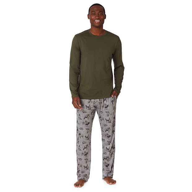 Men's cuddl duds classic best sale pajama set