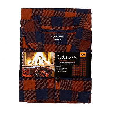 Men's Cuddl Duds® Cozy Lodge Notch-Collar Pajama Set