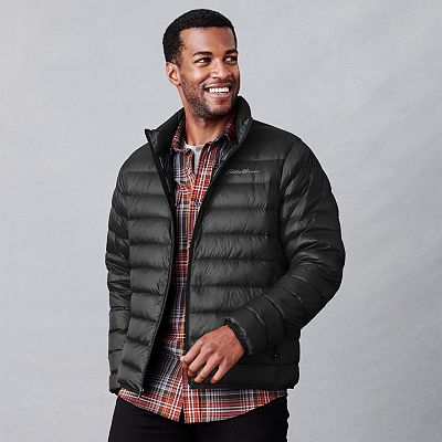 Men's Eddie Bauer CirrusLite selling Grey Duck Down Jacket in Black NWT