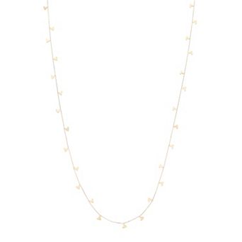 Karat Rush 14k Gold Multi-Heart Necklace