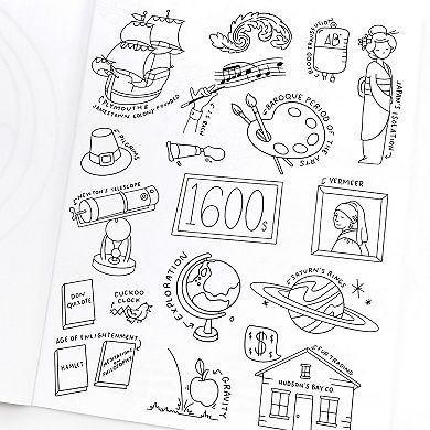 Color School Coloring History Coloring Book