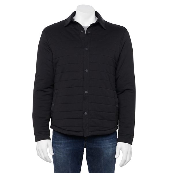 Men s Apt. 9 Knit Quilted Shirt Jacket