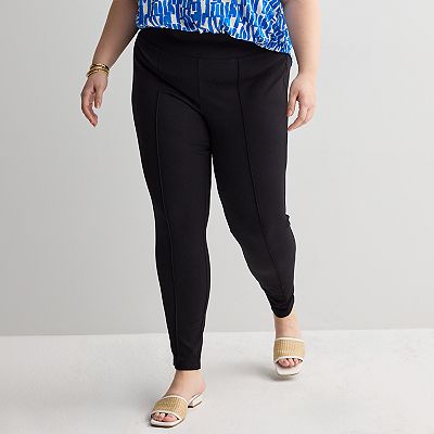 Womens Pants Nine West Leggings Plus Size Nine West Seamed Ponte