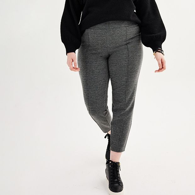 Ponte Tummy Control Pant - Black