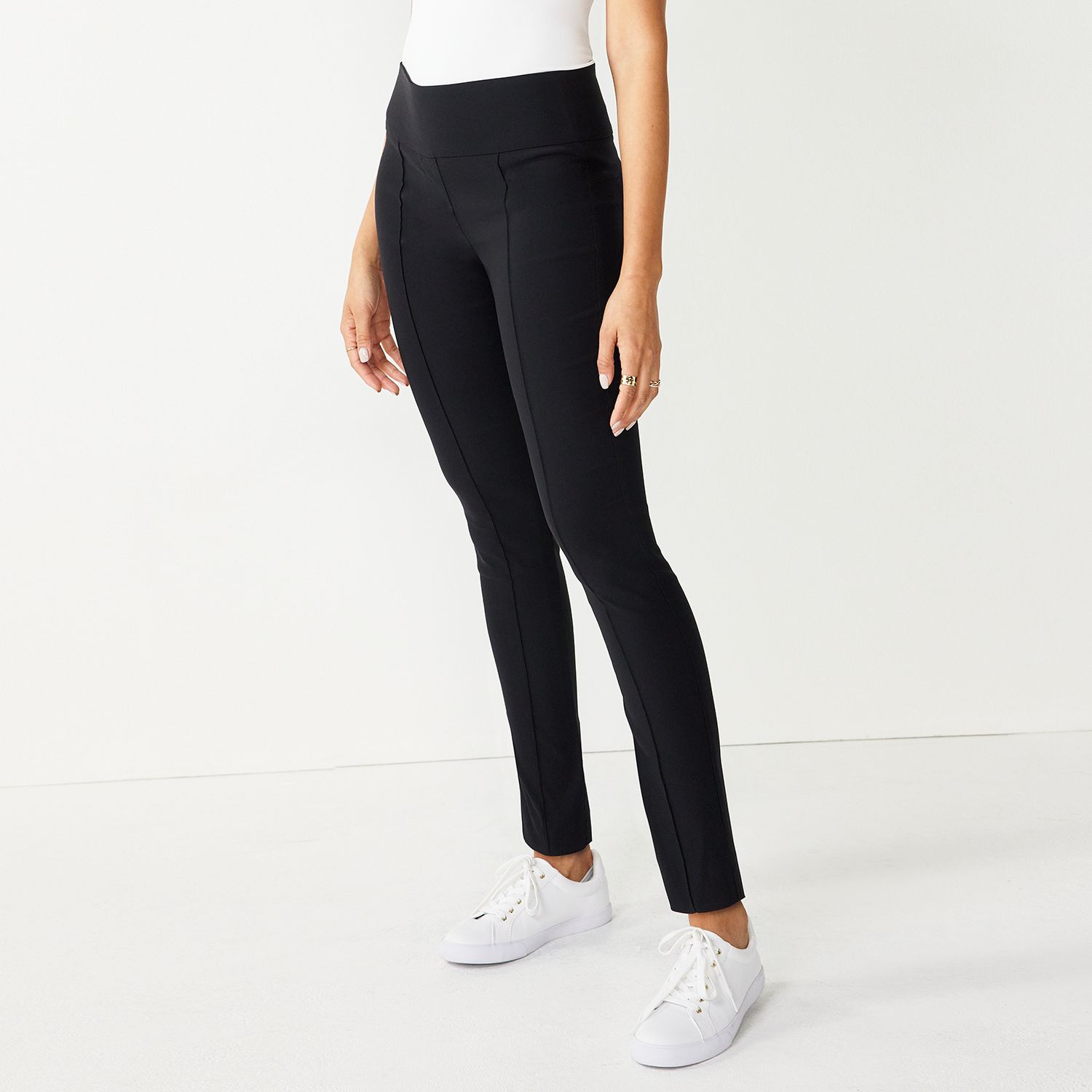 womens black pants skinny