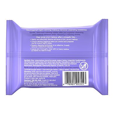 Neutrogena Makeup Remover Wipes - Night Calming 50 Count