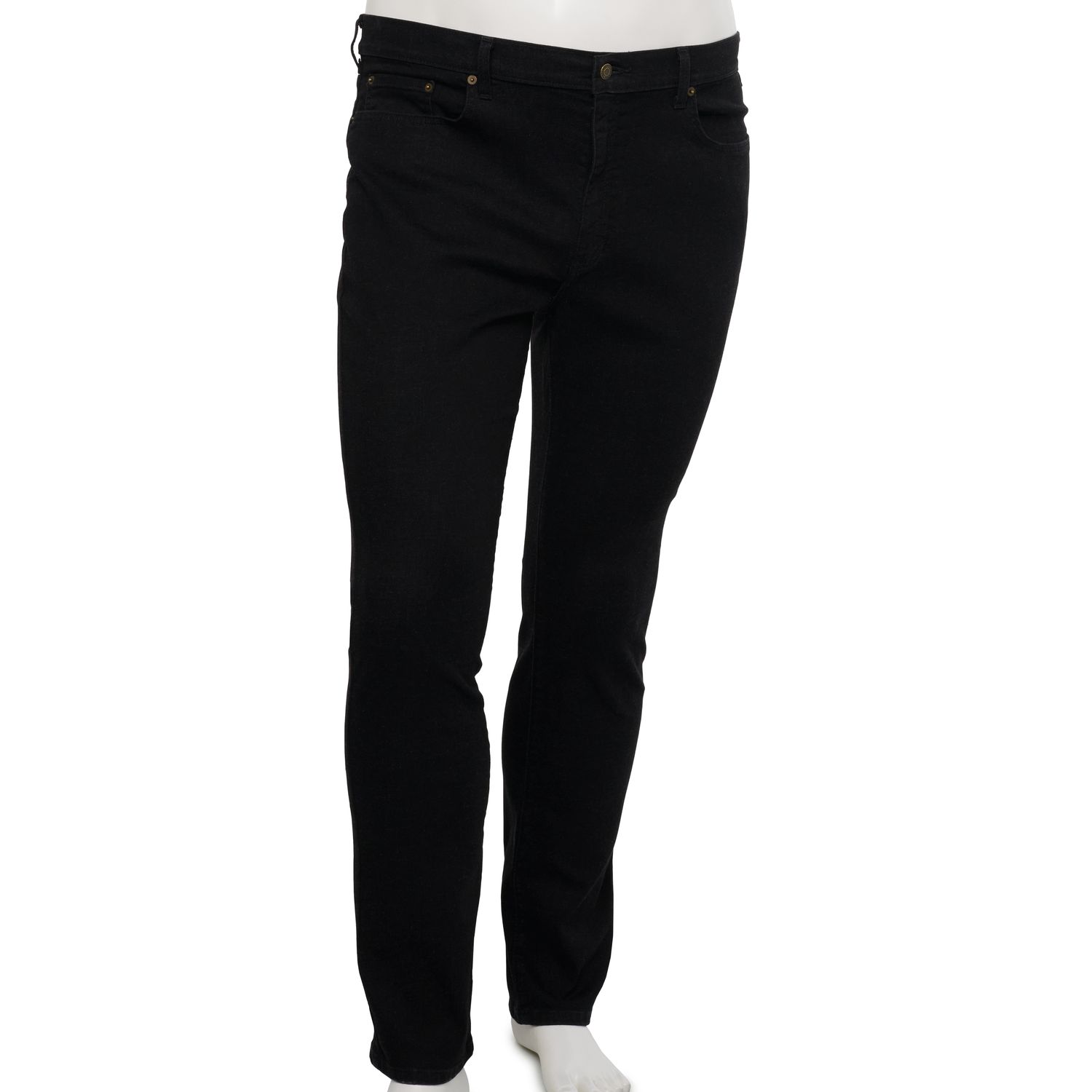 kohls mens black skinny jeans