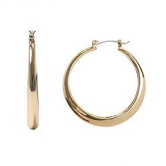Kohl'sSonoma Goods For Life® Gold Tone Classic Hoop Earrings