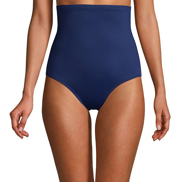 Lands' End Women's High Waisted Modest Swim Leggings with UPF 50